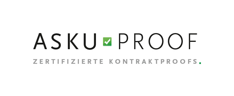 ASKU-PROOF – Zertifizierte Kontraktproofs